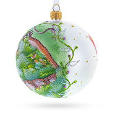 Load image into Gallery viewer, The Great Wall of China Glass Ball Christmas Ornament 4 Inches