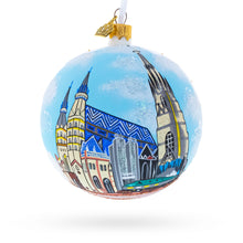 Load image into Gallery viewer, St. Stephen's Cathedral, Vienna, Austria Glass Ball Christmas Ornament 4 Inches