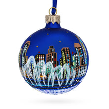 Load image into Gallery viewer, The Dubai Fountain, United Arab Emirates Glass Ball Christmas Ornament 3.25 Inches
