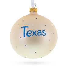 Load image into Gallery viewer, Texas State, USA Glass Ball Christmas Ornament 4 Inches