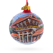 Load image into Gallery viewer, Meiji Jingu Shrine, Tokyo, Japan Glass Ball Christmas Ornament 3.25 Inches