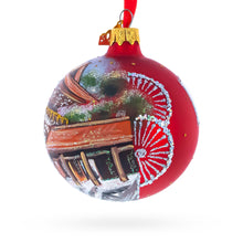 Load image into Gallery viewer, Meiji Jingu Shrine, Tokyo, Japan Glass Ball Christmas Ornament 3.25 Inches