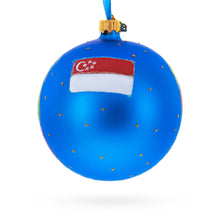 Load image into Gallery viewer, Botanic Gardens, Singapore Glass Ball Christmas Ornament 4 Inches