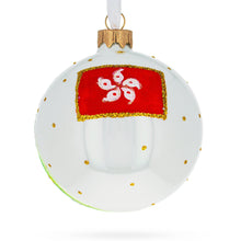 Load image into Gallery viewer, Tian Tan Buddha (Big Buddha), Hong Kong Glass Ball Christmas Ornament 3.25 Inches