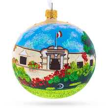 Load image into Gallery viewer, Museo Larco, Lima, Peru Glass Ball Christmas Ornament 4 Inches
