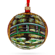 Load image into Gallery viewer, 1906 'The Water Lily Pond' by Claude Oscar Monet Glass Ball Christmas Ornament 4 Inches