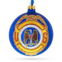 Load image into Gallery viewer, USA Army Glass Ball Christmas Ornament 4 Inches