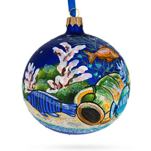Load image into Gallery viewer, Tropical Aquarium Glass Ball Christmas Ornament 4 Inches