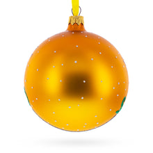 Load image into Gallery viewer, Enchanting Witch Riding Pumpkin Glass Ball Halloween Ornament 4 Inches