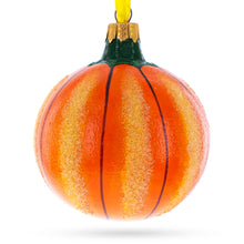 Load image into Gallery viewer, Jack-o'-lantern Glass Ball Halloween Ornament 3.25 Inches