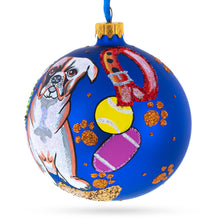 Load image into Gallery viewer, Bulldog Gifts Glass Ball Christmas Ornaments 4 Inches