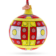 Load image into Gallery viewer, Building Blocks Glass Ball Christmas Ornament 3.25 Inches
