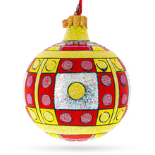 Load image into Gallery viewer, Building Blocks Glass Ball Christmas Ornament 3.25 Inches