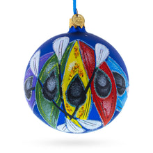 Load image into Gallery viewer, Colorful Kayaks Glass Ball Christmas Ornament 4 Inches