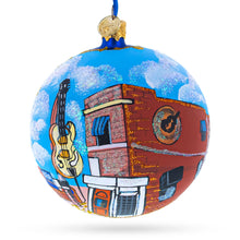 Load image into Gallery viewer, Memphis, Tennessee Glass Ball Christmas Ornament 4 Inches