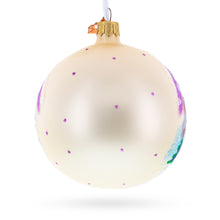 Load image into Gallery viewer, Troll the Fisherman Glass Ball Christmas Ornament 4 Inches