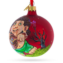 Load image into Gallery viewer, Troll the Cook Glass Ball Christmas Ornament 3.25 Inches