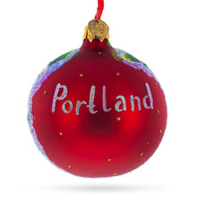 Load image into Gallery viewer, International Rose Test Garden in Portland, Oregon Glass Ball Christmas Ornament 3.25 Inches