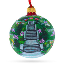 Load image into Gallery viewer, International Rose Test Garden in Portland, Oregon Glass Ball Christmas Ornament 3.25 Inches