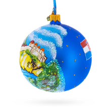 Load image into Gallery viewer, The Walls of Dubrovnik, Croatia Glass Ball Christmas Ornament 4 Inches
