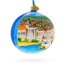 Load image into Gallery viewer, The Walls of Dubrovnik, Croatia Glass Ball Christmas Ornament 4 Inches