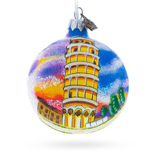 Load image into Gallery viewer, The Leaning Tower of Pisa, Italy Glass Ball Christmas Ornament 3.25 Inches
