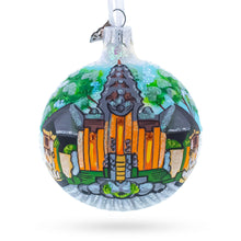 Load image into Gallery viewer, Sacred Monkey Forest Sanctuary, Bali, Indonesia Glass Ball Christmas Ornament 3.25 Inches