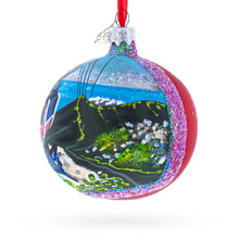Load image into Gallery viewer, Table Mountain Aerial Cableway, Cape Town, South Africa Glass Ball Christmas Ornament 3.25 Inches