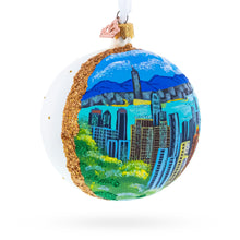 Load image into Gallery viewer, Victoria Peak, Hong Kong Glass Ball Christmas Ornament 4 Inches