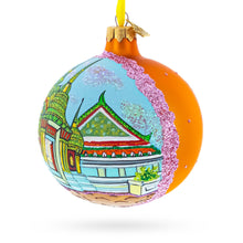 Load image into Gallery viewer, Wat Phra Chetuphon (Wat Pho), Bangkok, Thailand Glass Ball Christmas Ornament 4 Inches
