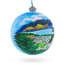 Load image into Gallery viewer, Queenstown, New Zealand Glass Ball Christmas Ornament 4 Inches