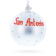 Load image into Gallery viewer, River Walk in San Antonio, Texas, USA Glass Ball Christmas Ornament 4 Inches