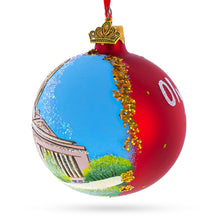 Load image into Gallery viewer, Washington State Capitol, Olympia, Washington, USA Glass Ball Christmas Ornament 3.25 Inches
