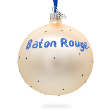 Load image into Gallery viewer, LSU Tiger Stadium, Baton Rouge, Louisiana, USA Glass Ball Christmas Ornament 4 Inches