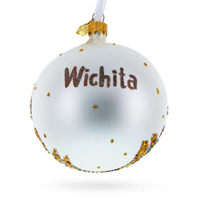 Load image into Gallery viewer, The Keeper of the Plains, Wichita, Kansas, USA Glass Ball Christmas Ornament 4 Inches