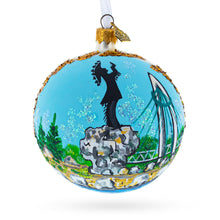 Load image into Gallery viewer, The Keeper of the Plains, Wichita, Kansas, USA Glass Ball Christmas Ornament 4 Inches