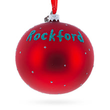Load image into Gallery viewer, Discovery Center Museum, Rockford, Illinois, USA Glass Ball Christmas Ornament 4 Inches