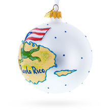Load image into Gallery viewer, Travel to Puerto Rico, USA Glass Ball Christmas Ornament 4 Inches