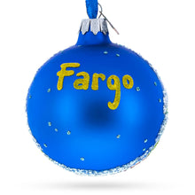 Load image into Gallery viewer, Moorhead Visitors Center, Fargo, North Dakota, USA Glass Ball Christmas Ornament 3.25 Inches
