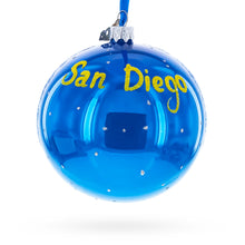 Load image into Gallery viewer, USS Midway Museum, San Diego, California, USA Glass Ball Christmas Ornament 4 Inches