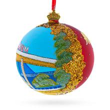 Load image into Gallery viewer, Georgia Aquarium, Atlanta, Georgia, USA Glass Ball Christmas Ornament 4 Inches