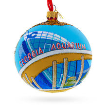 Load image into Gallery viewer, Georgia Aquarium, Atlanta, Georgia, USA Glass Ball Christmas Ornament 4 Inches