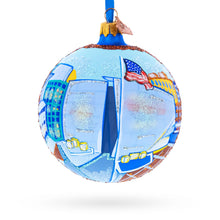 Load image into Gallery viewer, The National WWII Museum, New Orleans, Louisiana, USA Glass Ball Christmas Ornament 4 Inches