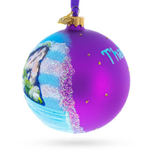 Load image into Gallery viewer, Thailand Beach Glass Ball Christmas Ornament 4 Inches