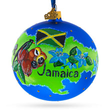 Load image into Gallery viewer, Jamaica Island Glass Ball Christmas Ornament 4 Inches