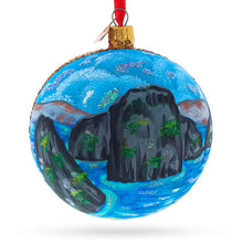 Load image into Gallery viewer, Cebu &amp; Boracay, Philippines Glass Ball Christmas Ornament 4 Inches