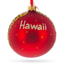 Load image into Gallery viewer, Surfers at Hawaii Beach, USA Glass Ball Christmas Ornament 4 Inches