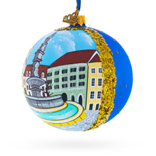 Load image into Gallery viewer, Old Town in Bratislava, Slovakia Glass Ball Christmas Ornament 4 Inches