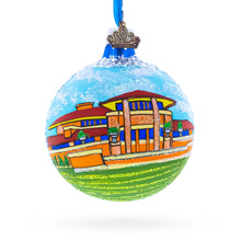 Load image into Gallery viewer, Frank Lloyd Wright's Martin House, Buffalo, New York, USA Glass Ball Christmas Ornament 3.25 Inches