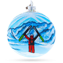 Load image into Gallery viewer, St. Anton Ski Resort, Austria Glass Ball Christmas Ornament 4 Inches
